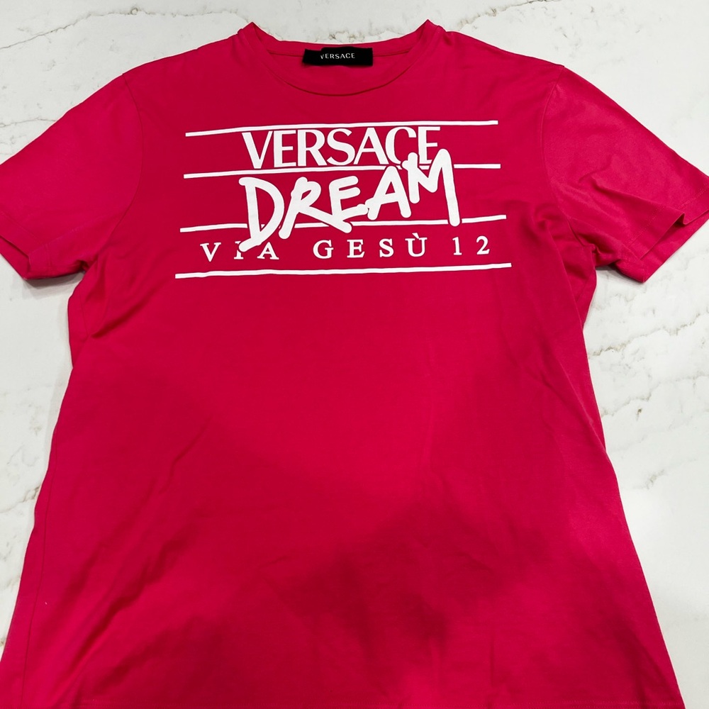 Versace Pink Short Sleeve Tee